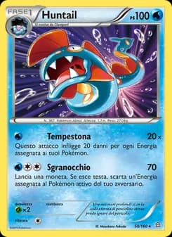 Huntail card in Italian