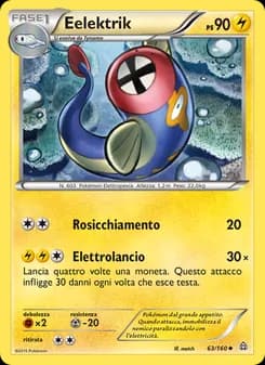 Eelektrik card in Italian