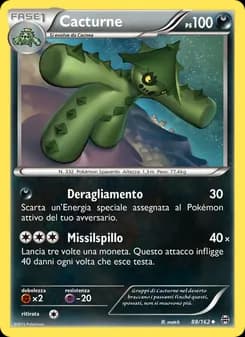Cacturne card in Italian