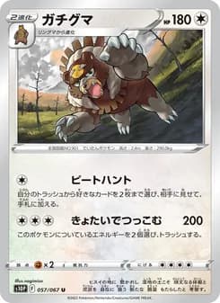 ガチグマ card in Japanese