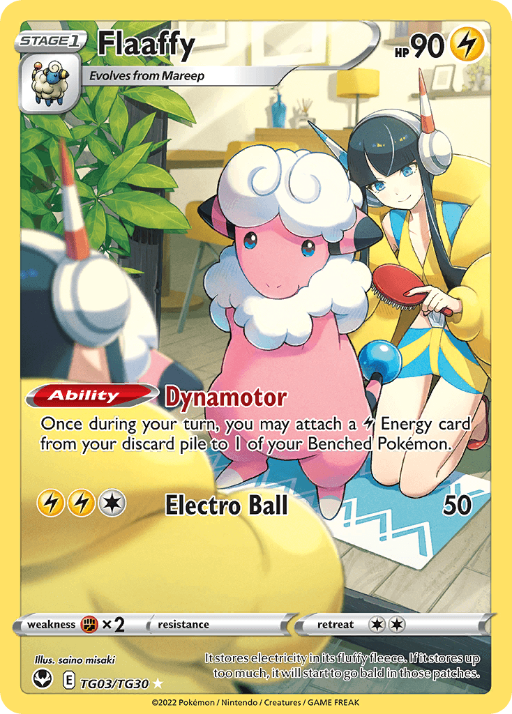 Flaaffy card in English