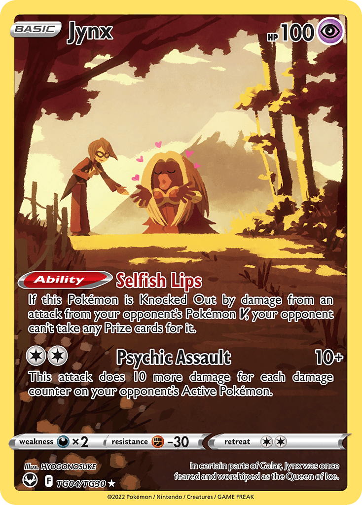 Jynx card in English