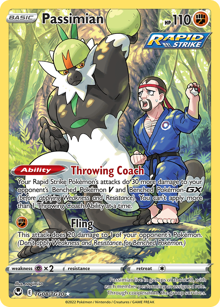 Passimian card in English