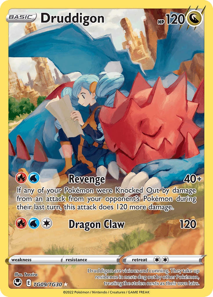 Druddigon card in English