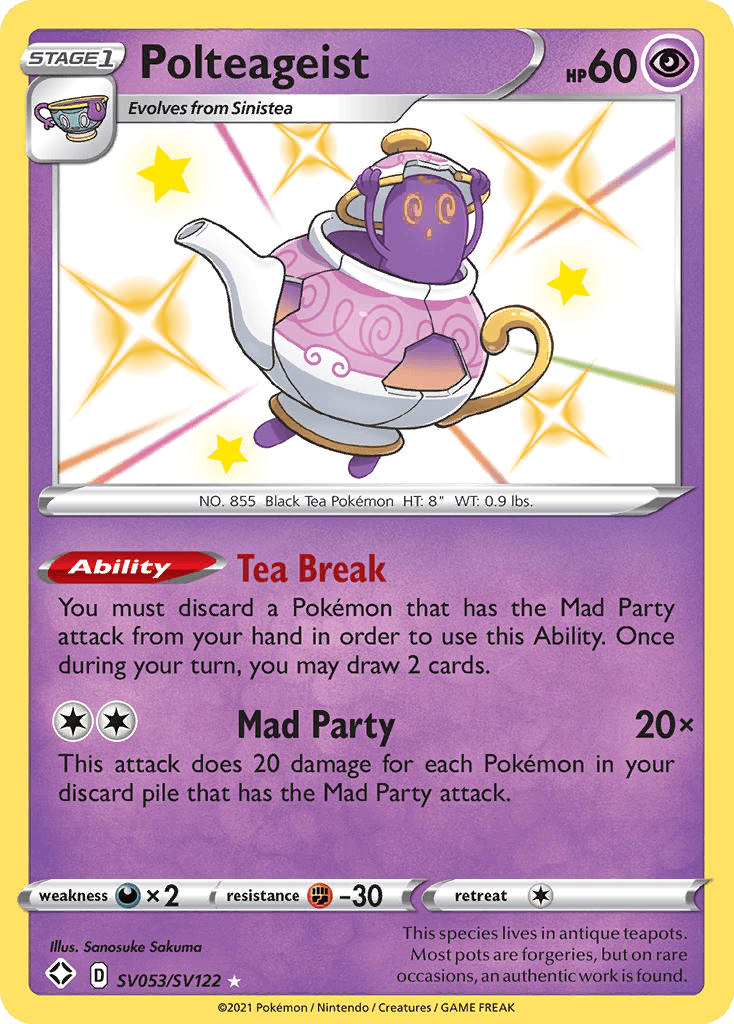 Polteageist card in English