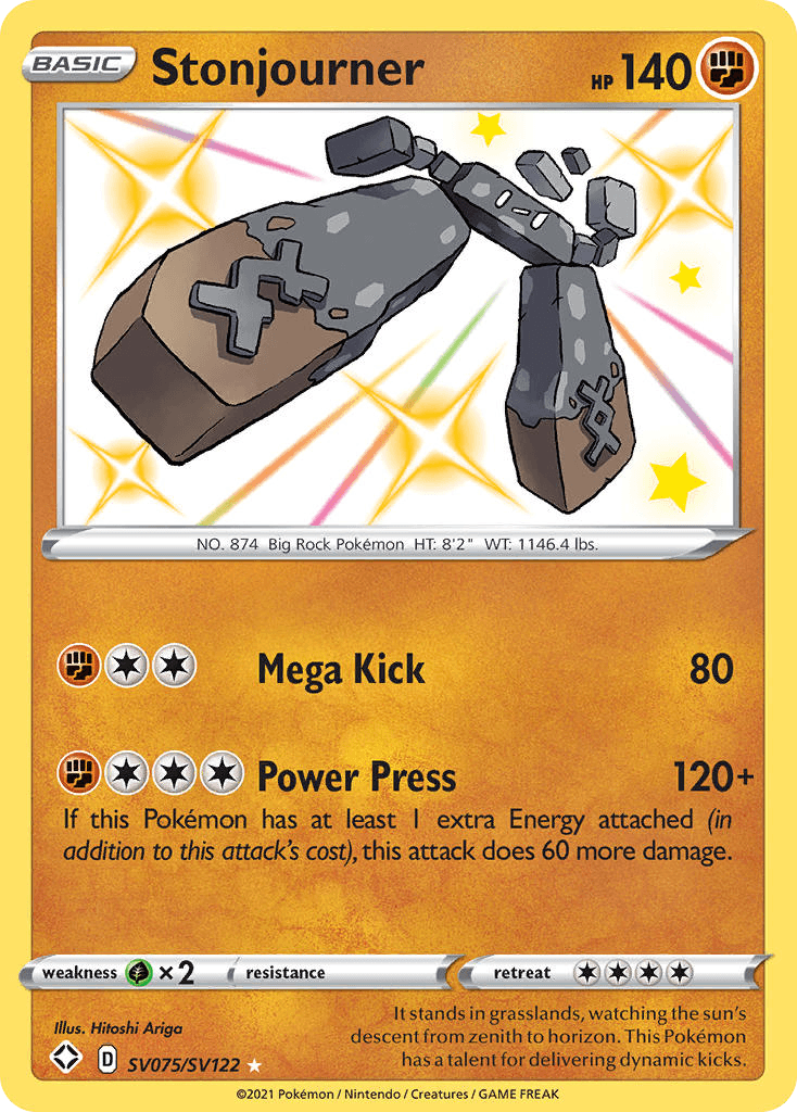 Stonjourner card in English
