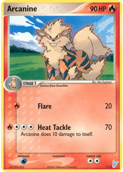 Arcanine card in English